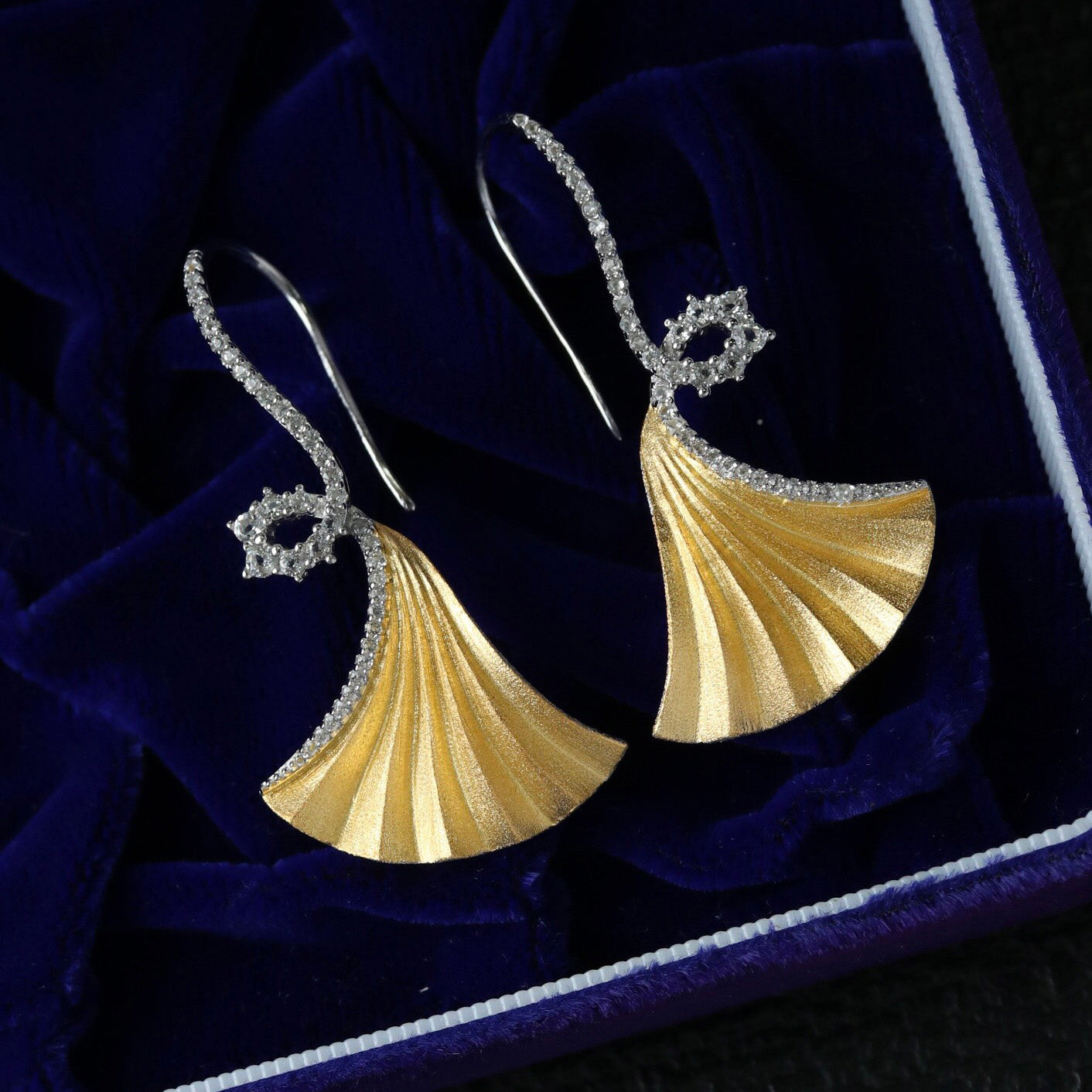 Silky Ginkgo Earrings 6442