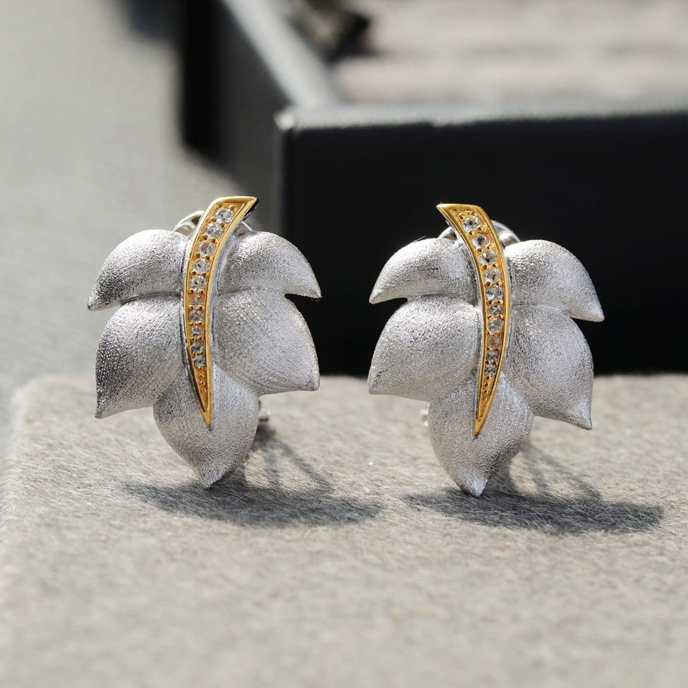 Silky Leaf Earrings 6448