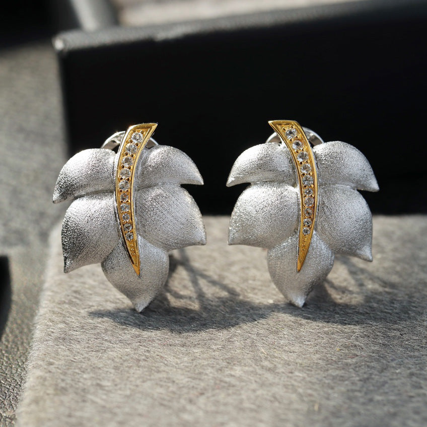 Silky Leaf Earrings 6448