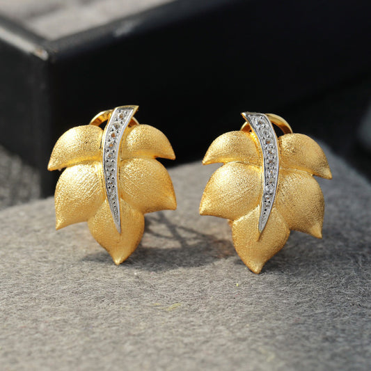 Silky Leaf Earrings 6448