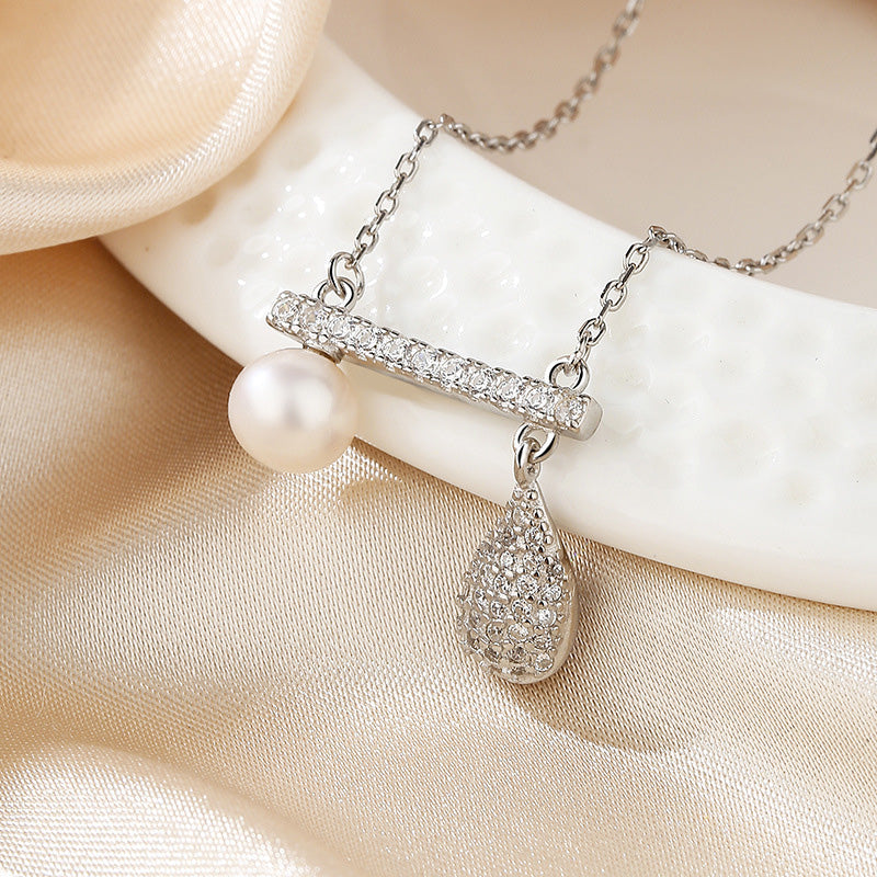 Freshwater Pearl Dangling Necklace PN1005