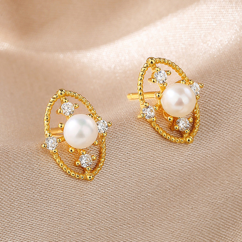 Starry Freshwater Pearl Earrings PE1008