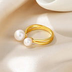 Freshwater Pearl Split Ring RN1021