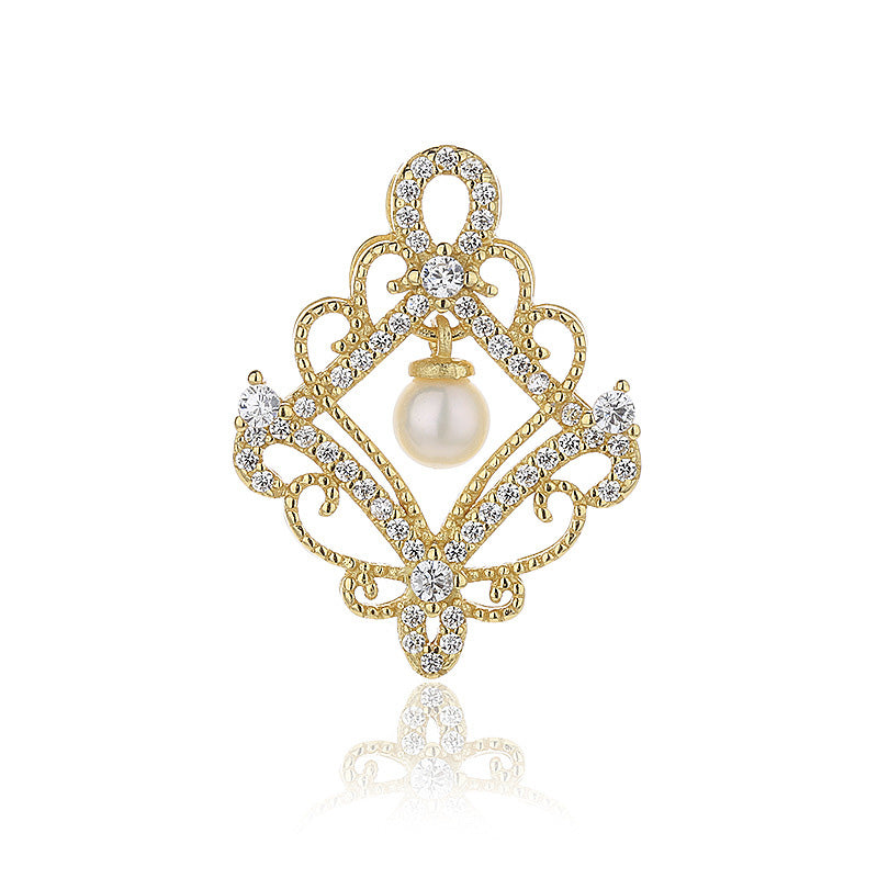 Freshwater Pearl Floral Pendant Only PN1021