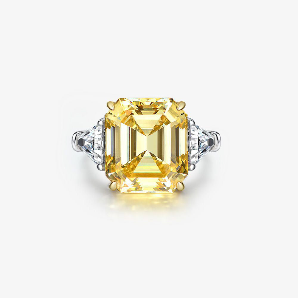 Fluorite Morganite Wedding Ring R0311