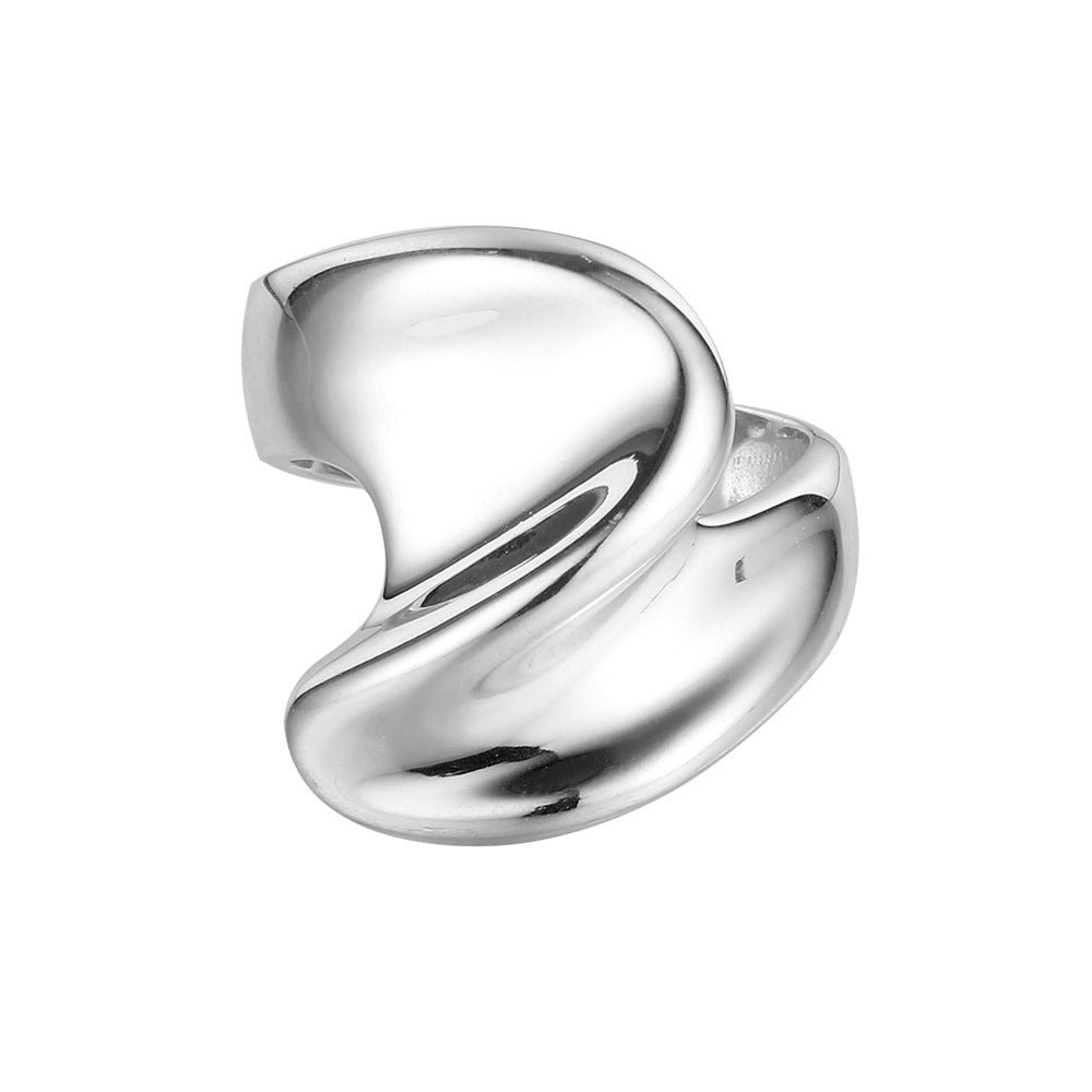 Swirl Chunky Offbeat Ring R1055