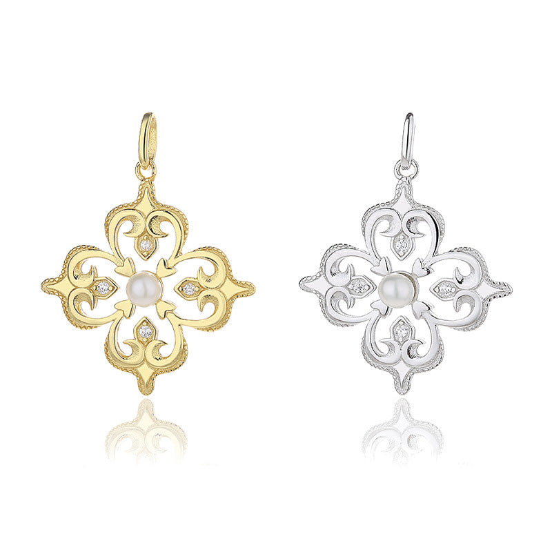 Freshwater Pearl Clover Pendant Only PN1020