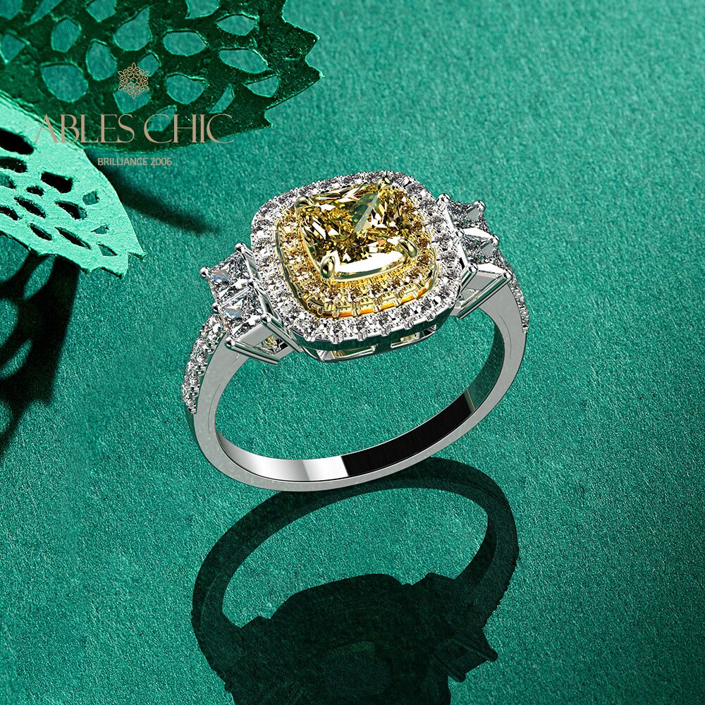 Bague de mariée saphir jaune R0442