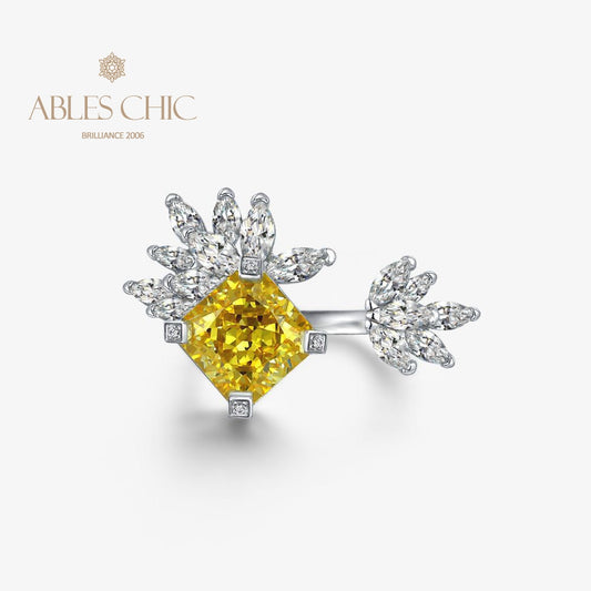 Marquise Flower Open Ring R1192