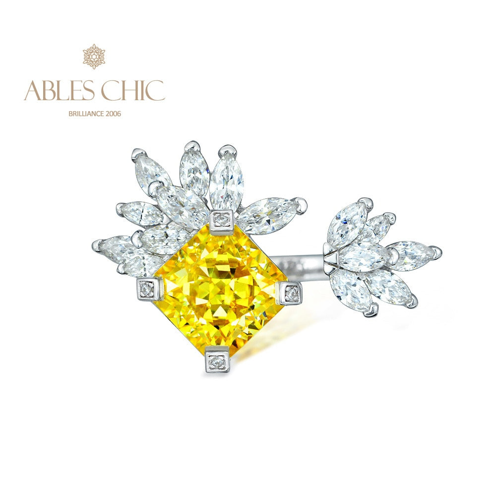 Marquise Flower Open Ring R1192