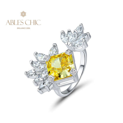 Marquise Flower Open Ring R1192
