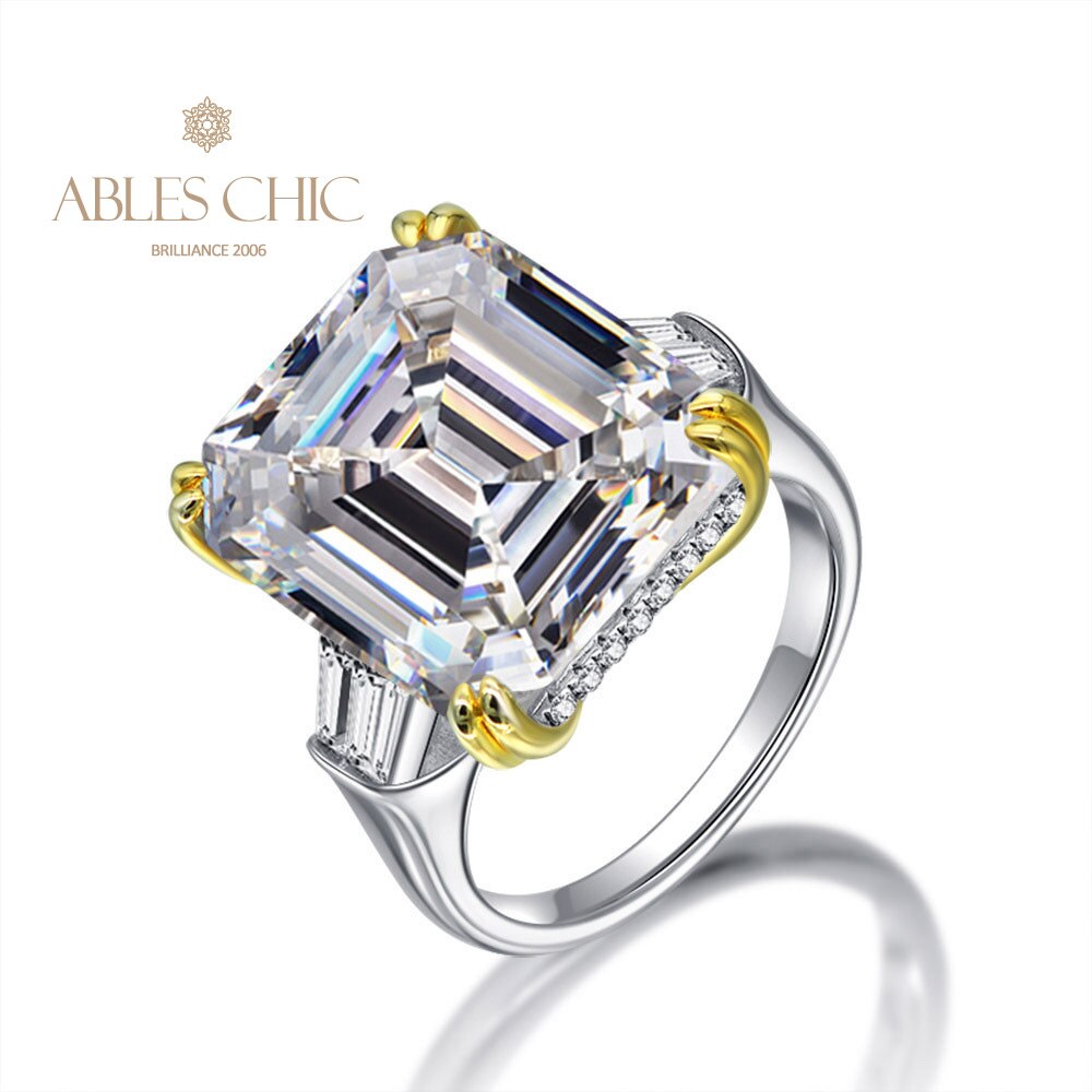 Asscher Amethyst Ring R0377