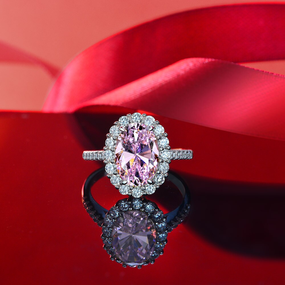 Oval Citrine Engagement Ring R1021