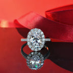 Oval Citrine Engagement Ring R1021