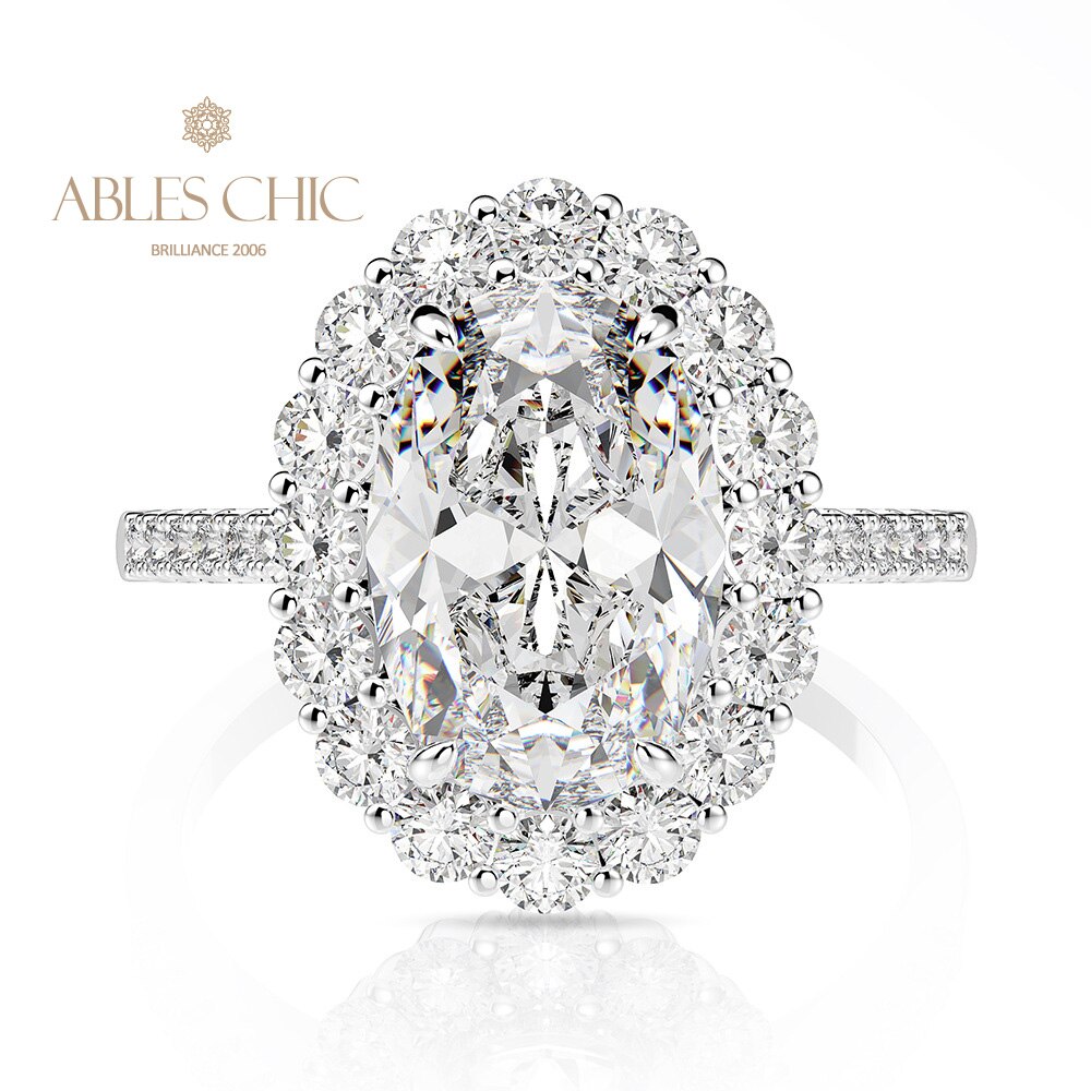 Oval Citrine Engagement Ring R1021