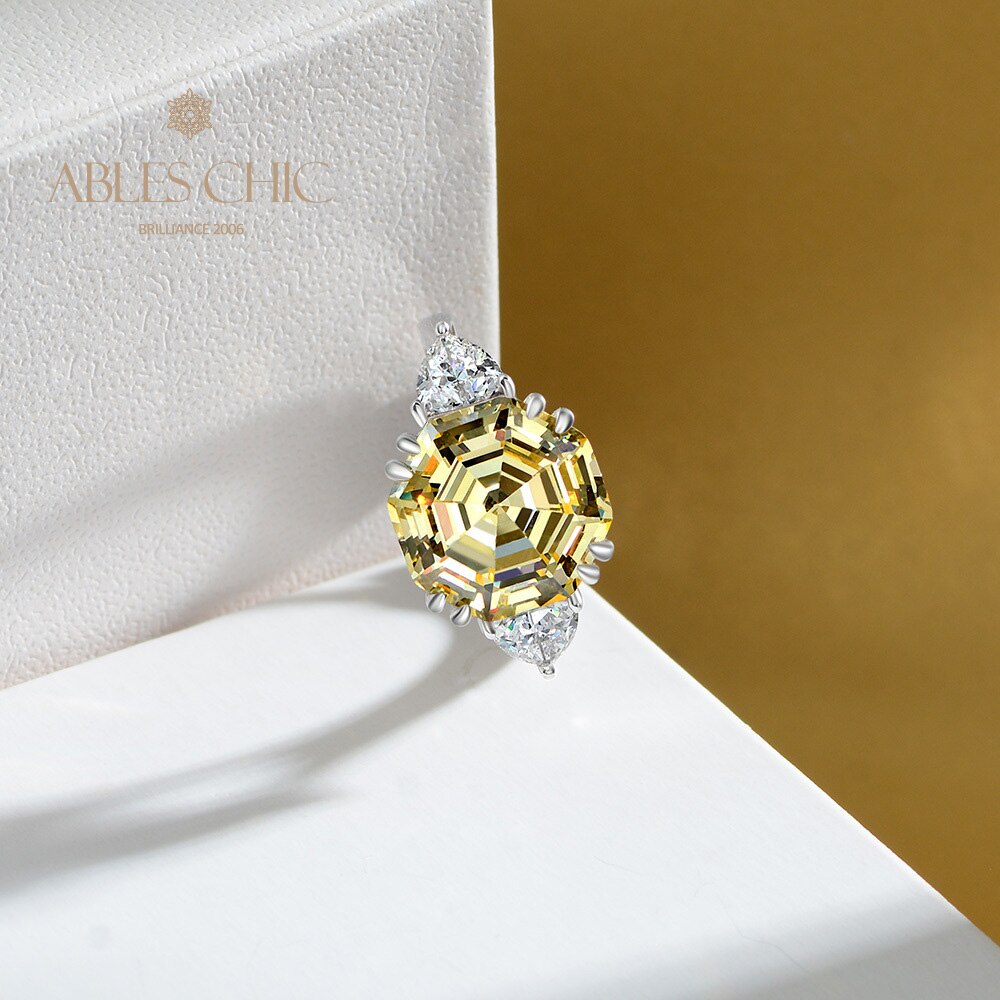 Octagon Tanzanite Wedding Ring R0324