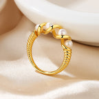 Freshwater Pearl Wire Ring RN1001