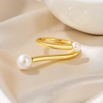 Freshwater Pearl Wire Ring RN1019