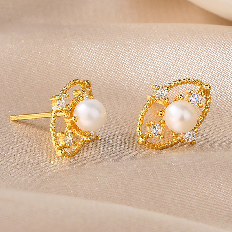 Starry Freshwater Pearl Earrings PE1008