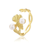 Freshwater Pearl Ginkgo Ring RN1000