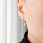 Crescent and Starburst Earrings