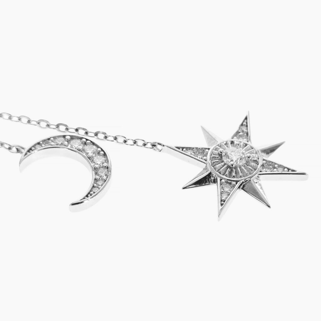 Celestial Moissanite Y-Necklace