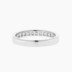 Princess-Cut Moissanite Band