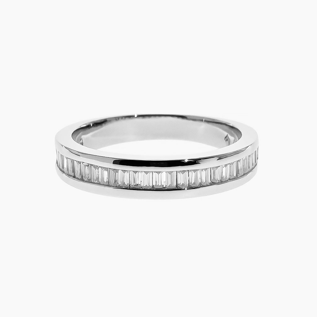 Baguette Moissanite Band