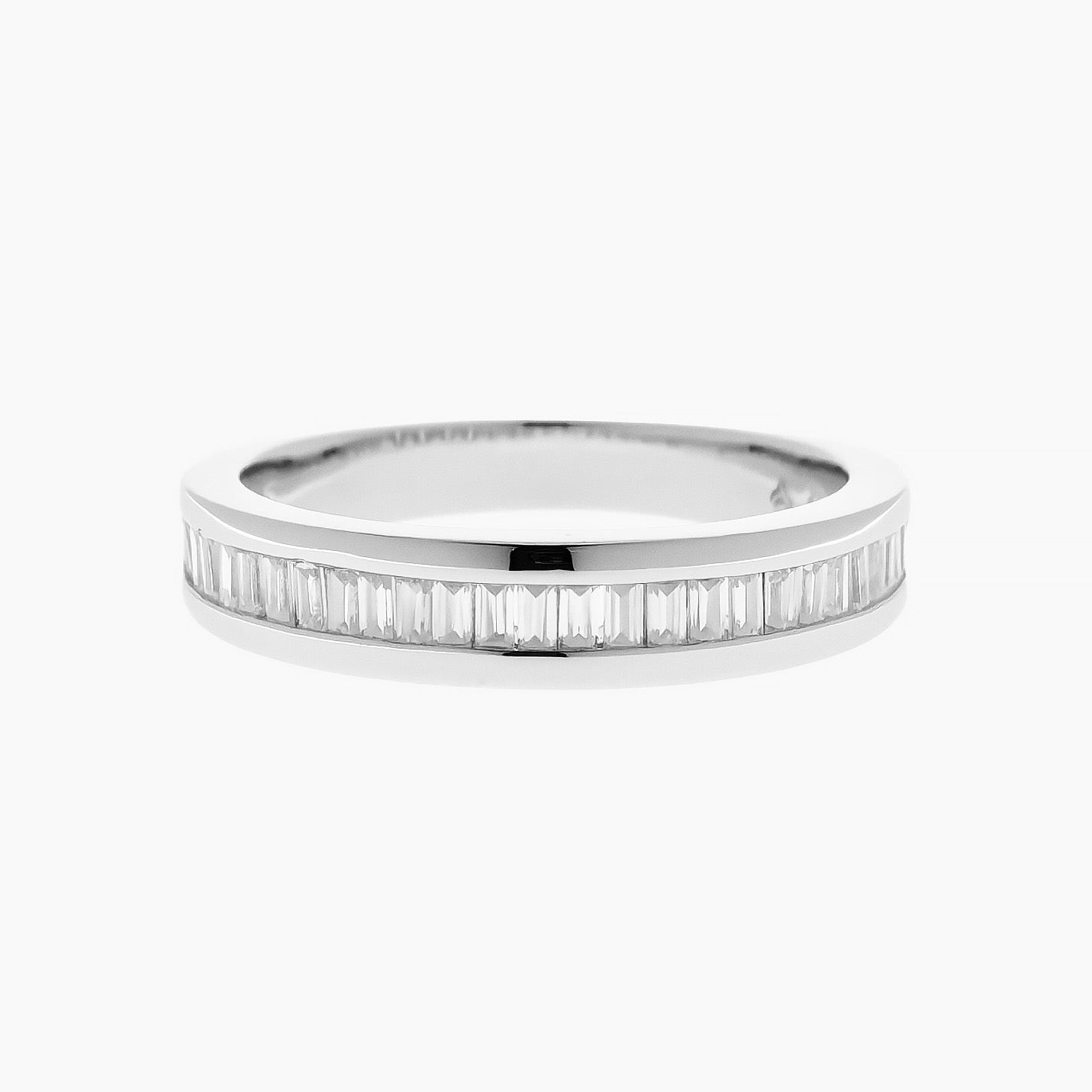 Baguette Moissanite Band