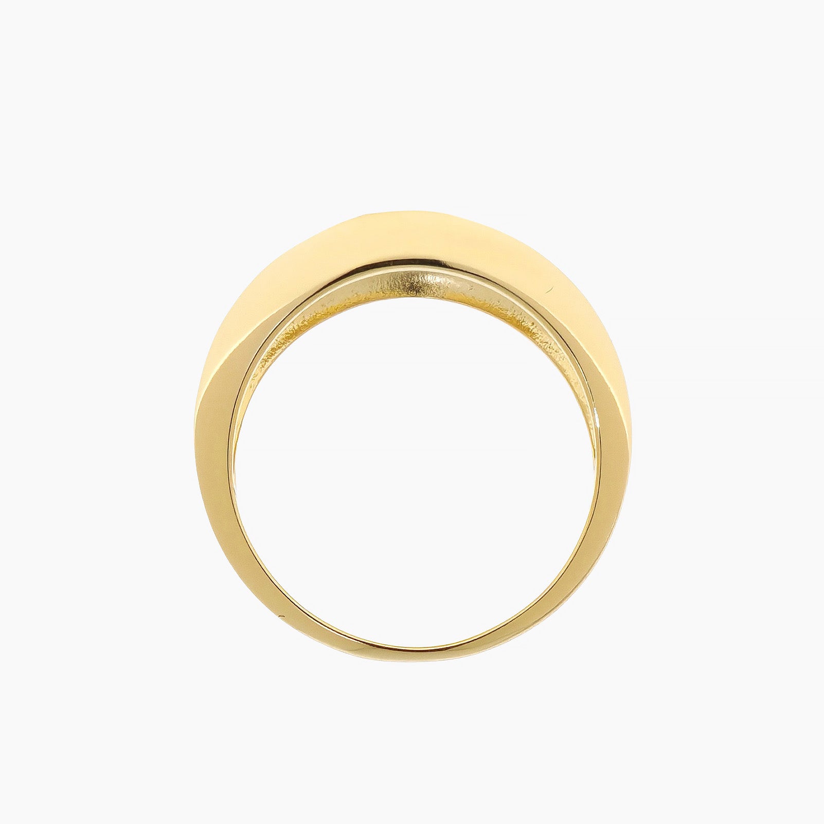 Solitaire Moissanite Dome Ring