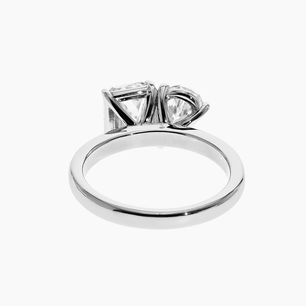 Toi et Moi Moissanite Ring