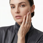 Rounded Pavé Eternity Band