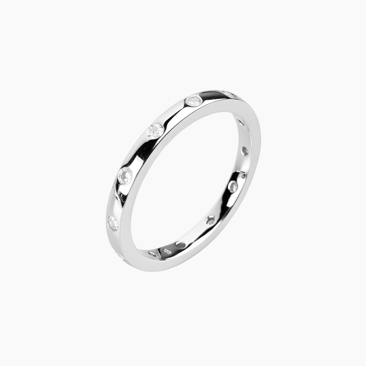 Flush Set Eternity Band