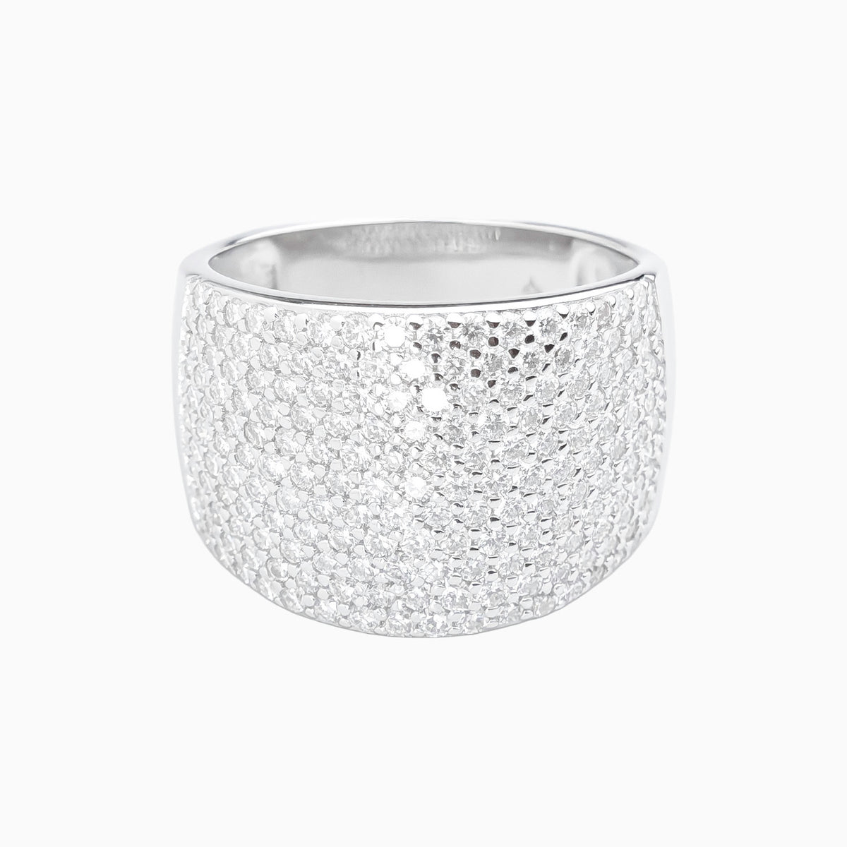 Pavé Radiance Wide Ring