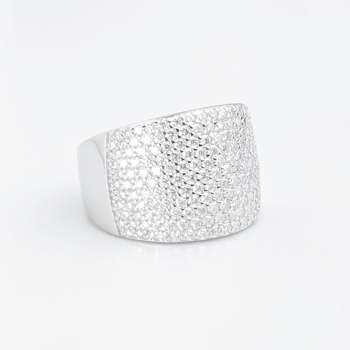 Pavé Radiance Wide Ring