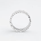 Mosaic Moissanite Layered Band