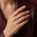 Pavé Faceted Prism Ring