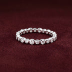 Bubble Glow Bezel Ring
