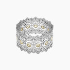 Intricate Lace Wide Band