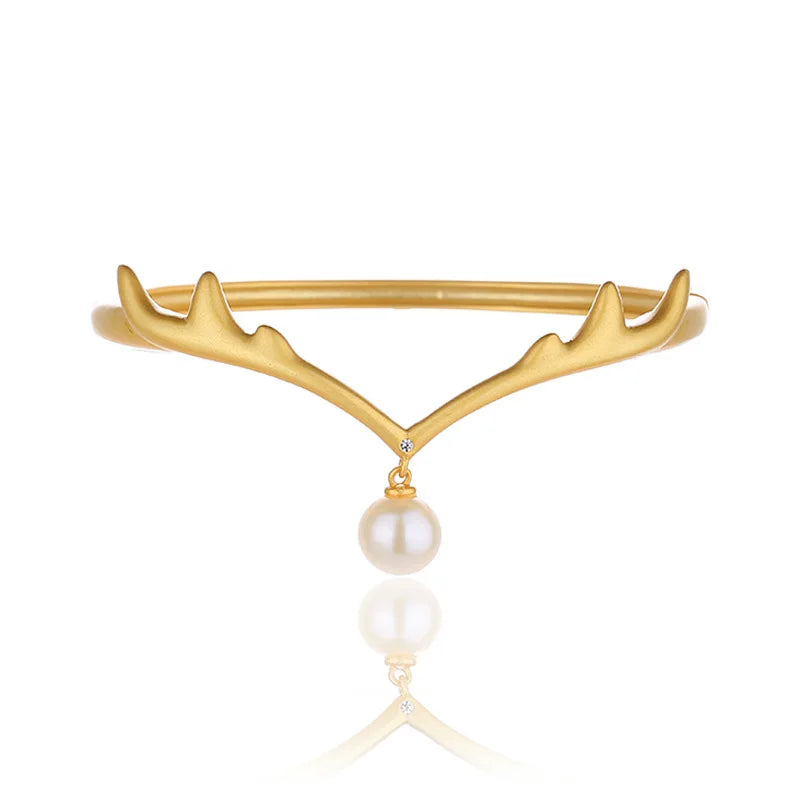 Freshwater Pearl Antlers Bangle PB1001