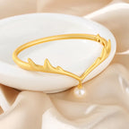 Freshwater Pearl Antlers Bangle PB1001