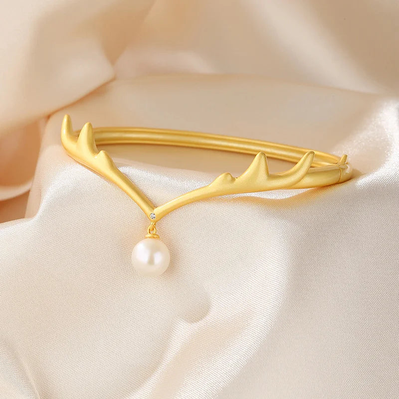 Freshwater Pearl Antlers Bangle PB1001