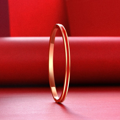 Enamel Narrow Stack Bangle B0881