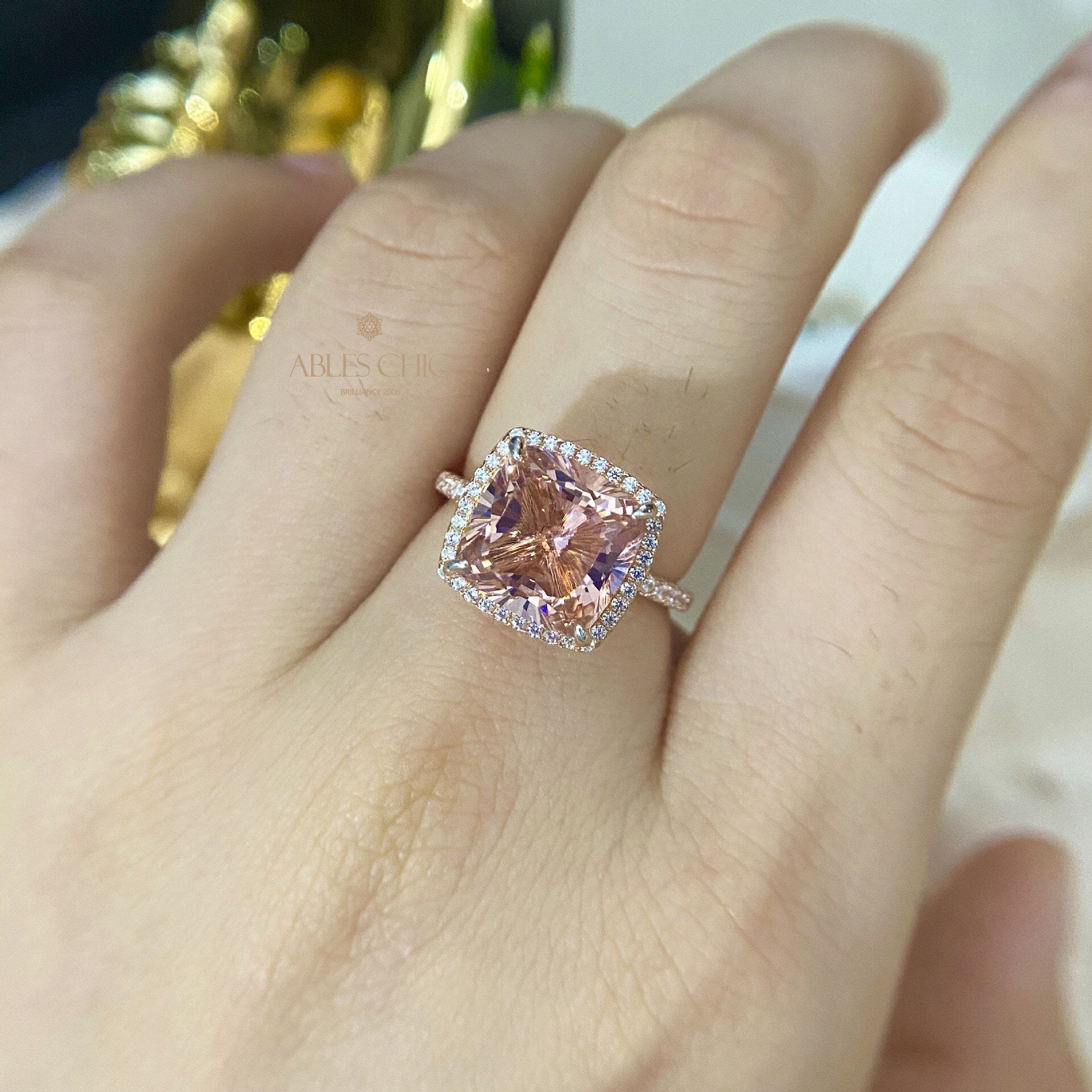 Padparadscha Cocktail Ring R0944
