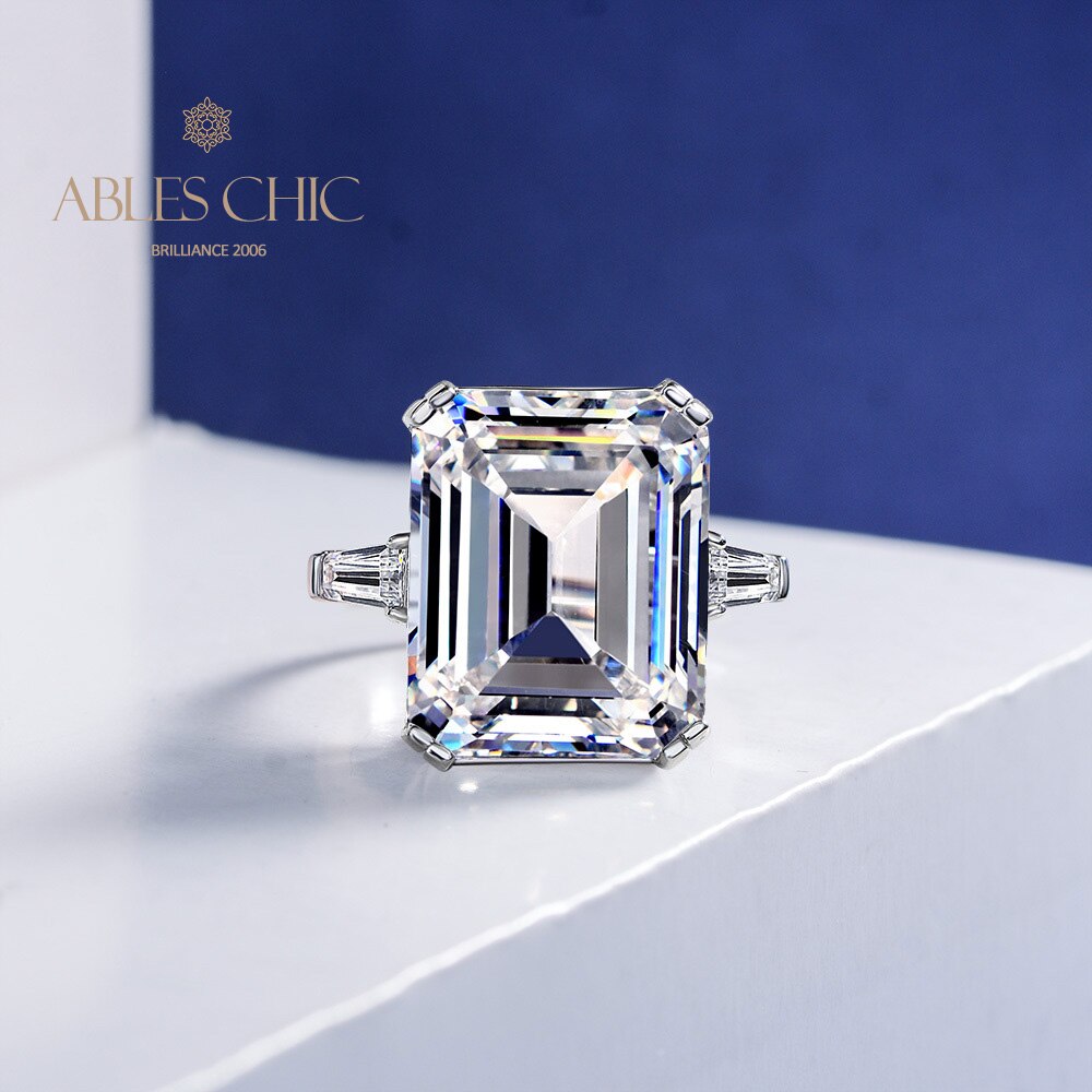 Emerald Cut Citrine Ring R1243