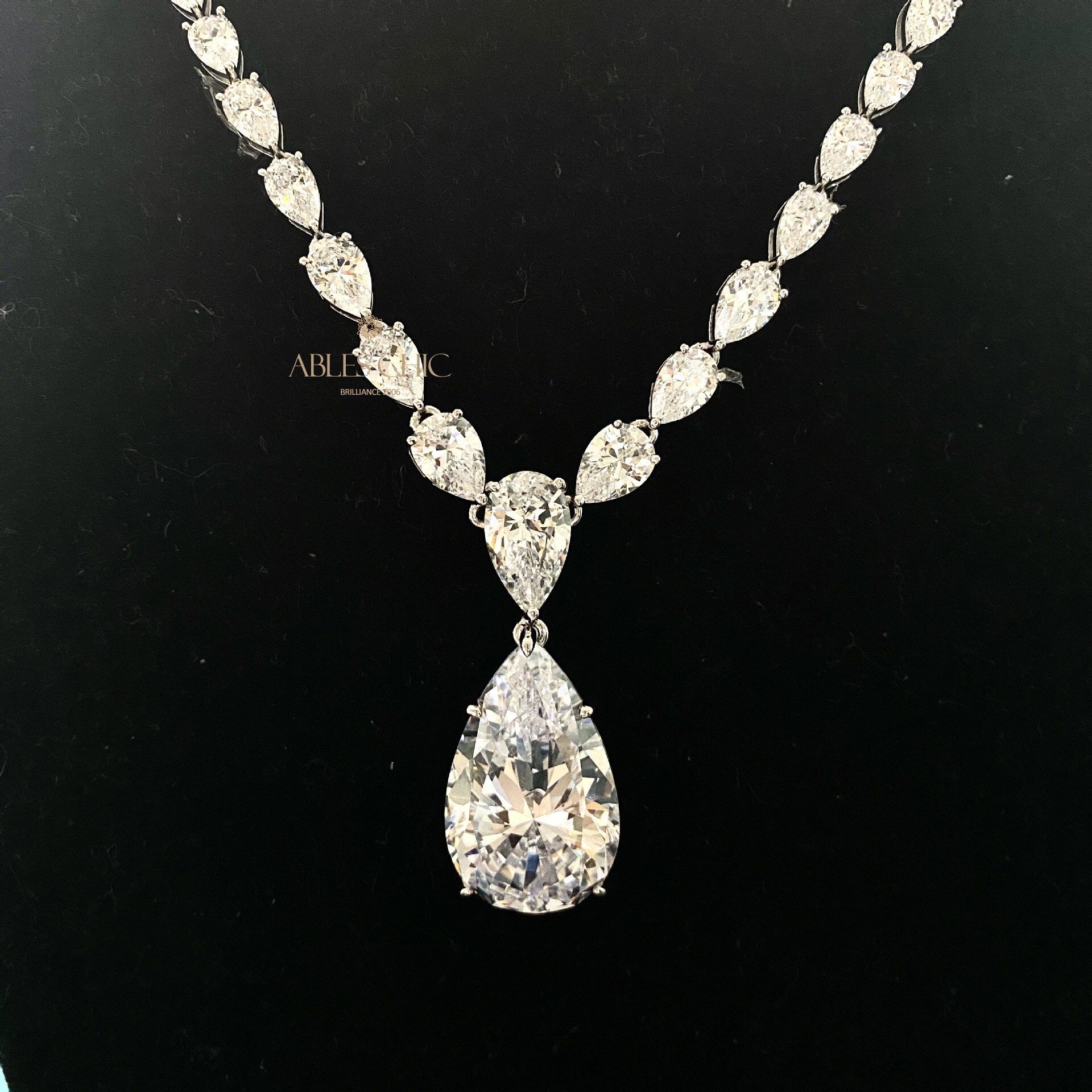 White Tourmaline Brides Necklace B0507