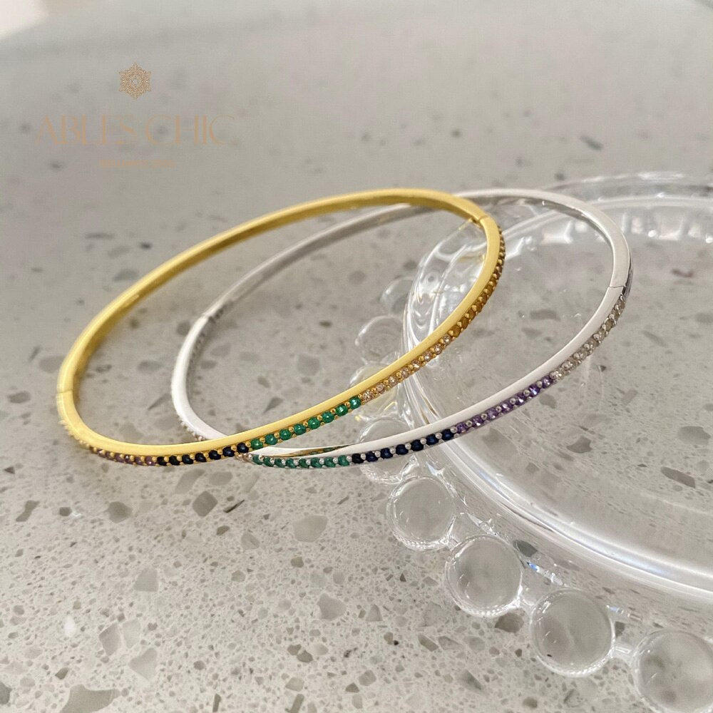 Narrow Rainbow Bangle B0879
