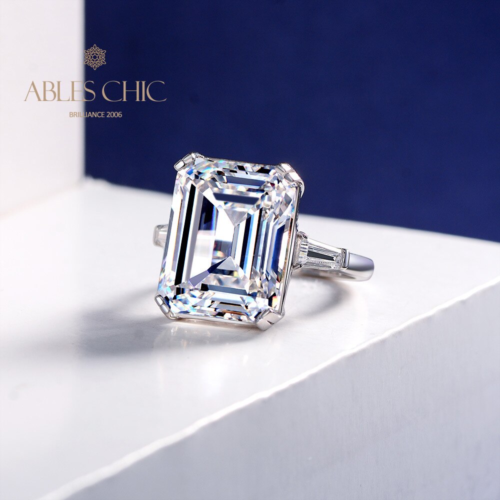 Emerald Cut Citrine Ring R1243