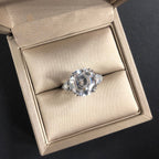 Octagon Tanzanite Wedding Ring R0324