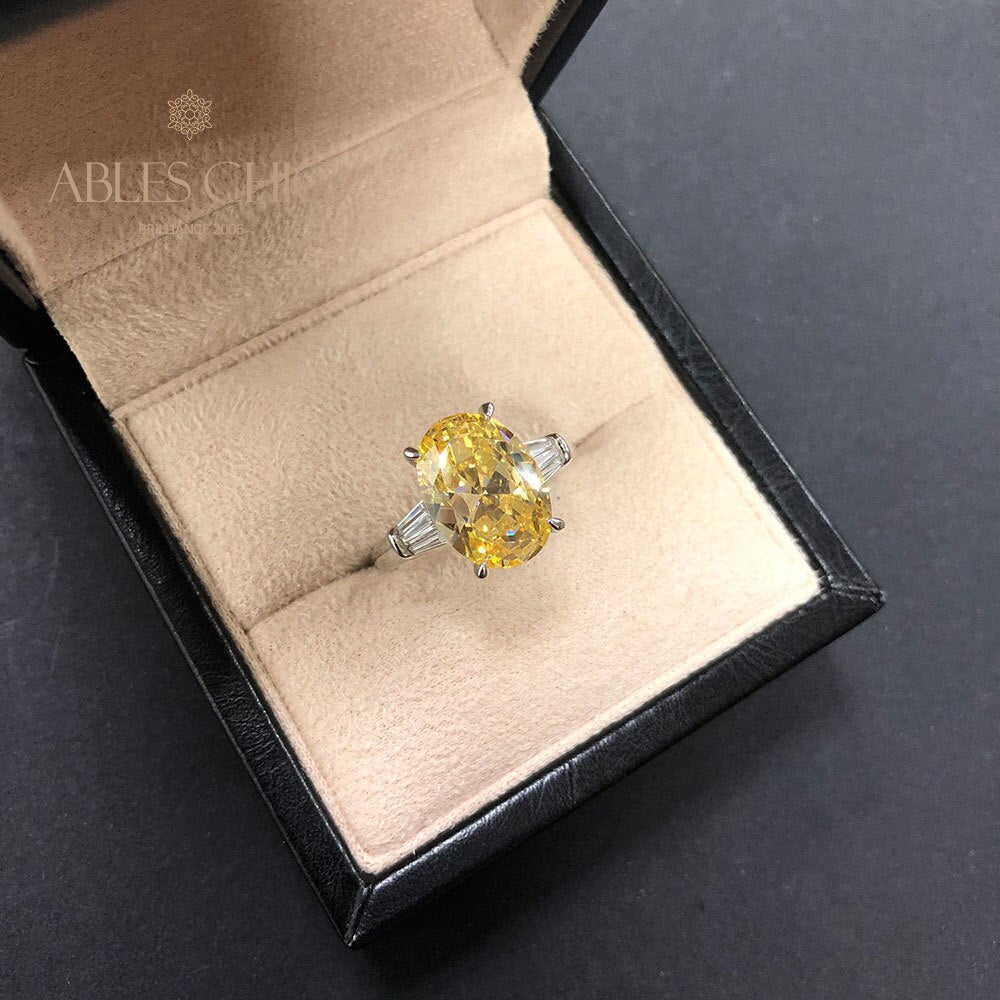 Lab Grwon Gemstone Statement Ring R0378